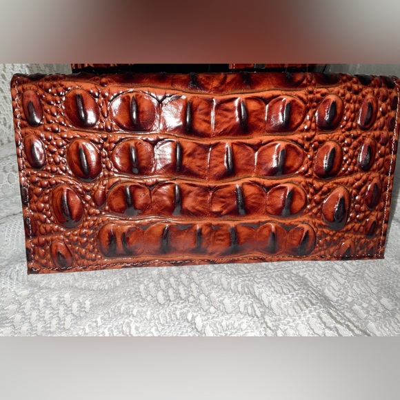 Brahmin Modern Checkbook Wallet, Pecan Melbourne, NWT - Picture 8 of 9